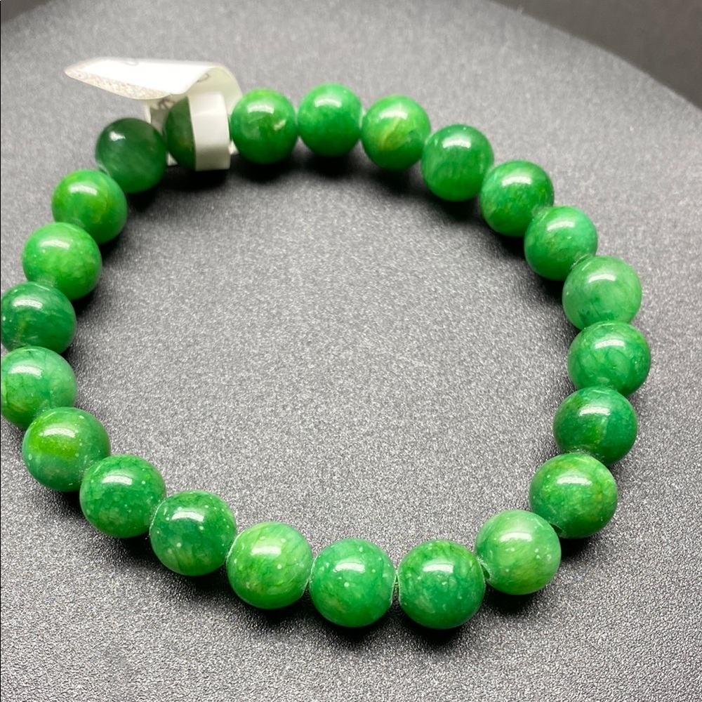 Green Angeline Stone Beaded Bracelet
